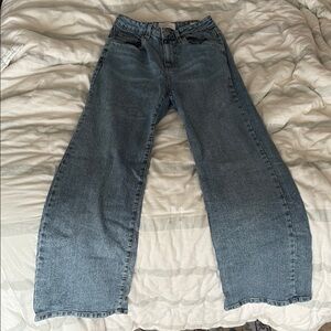 Cotton On Blue Stretch Wide Leg Jeans